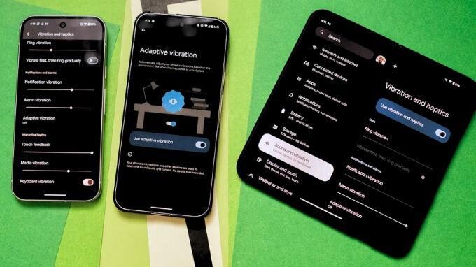 Android 15 có phản hồi rung tốt hơn