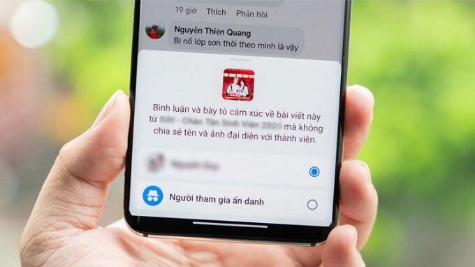 Bảo mật khi bình luận ẩn danh