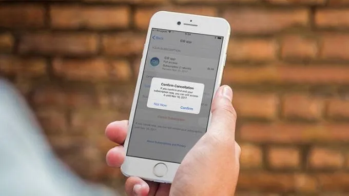 Tại sao cần hủy đăng ký dùng thử ứng dụng miễn phí trên iPhone?